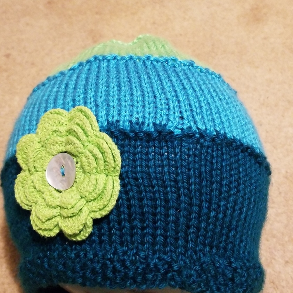 Hand made knitted beanie